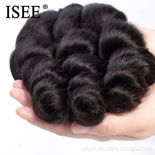 9A Virgin Human Hair Cheveux Indien, High Quality Perruques De Cheveux, Wholesale Super Soft Loose Wave Human Hair Bundles